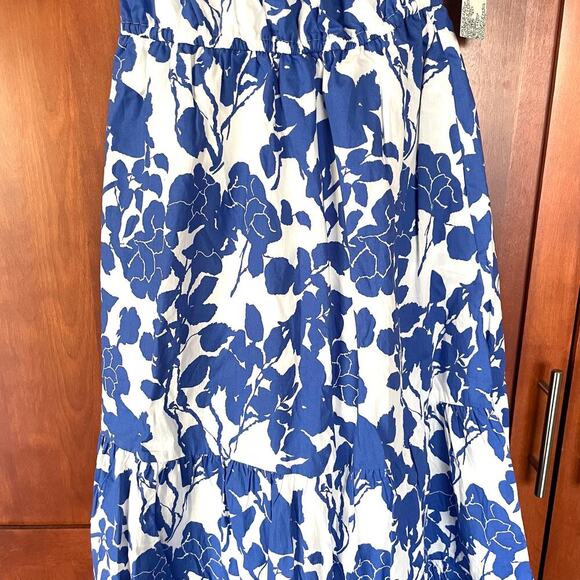 Hyacinth House by Tuckernuck Sybil Maxi Dress Floral One Shoulder Size XXS NEW - Picture 4 of 10